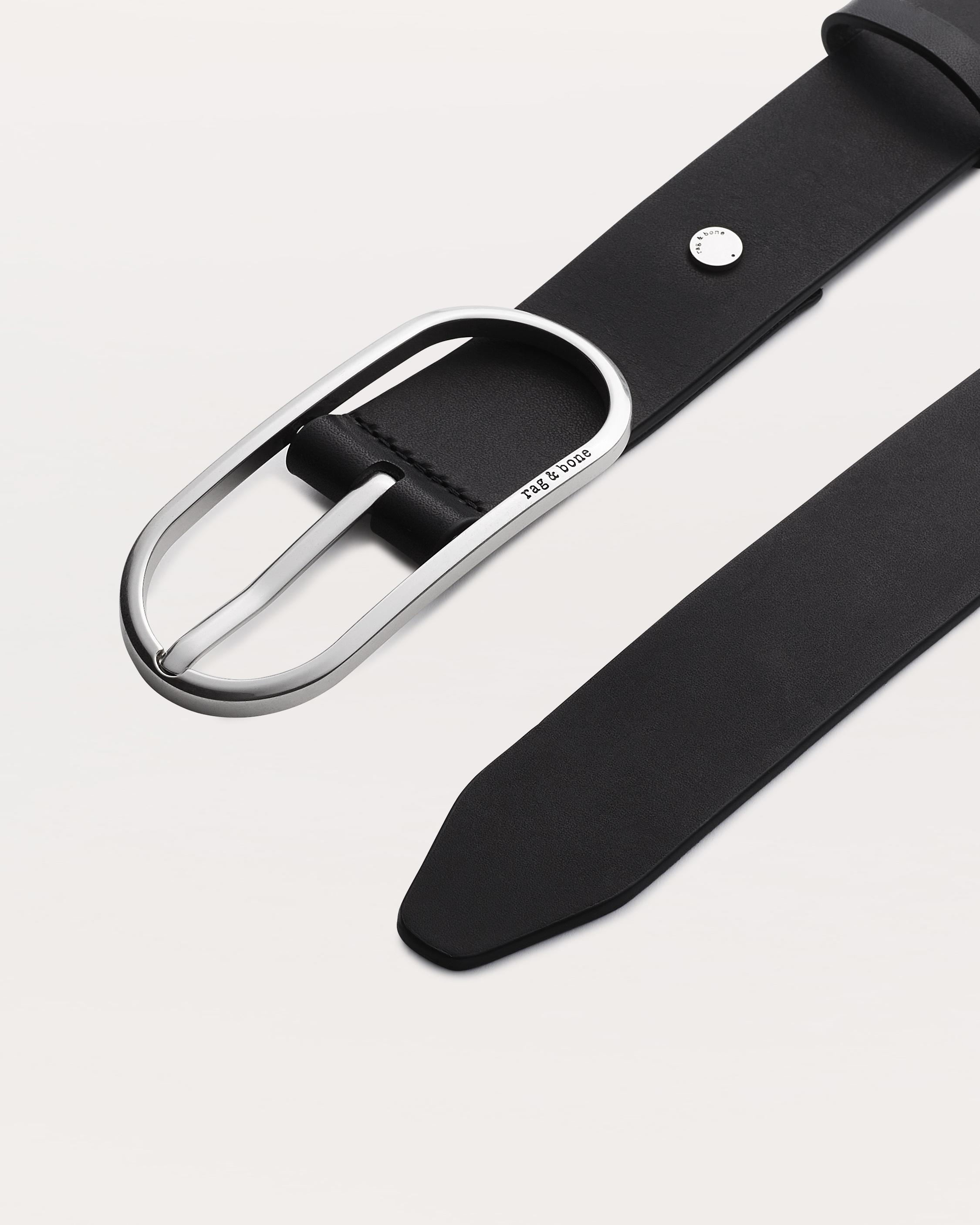 Rounded Rebound Leather Belt image number 3