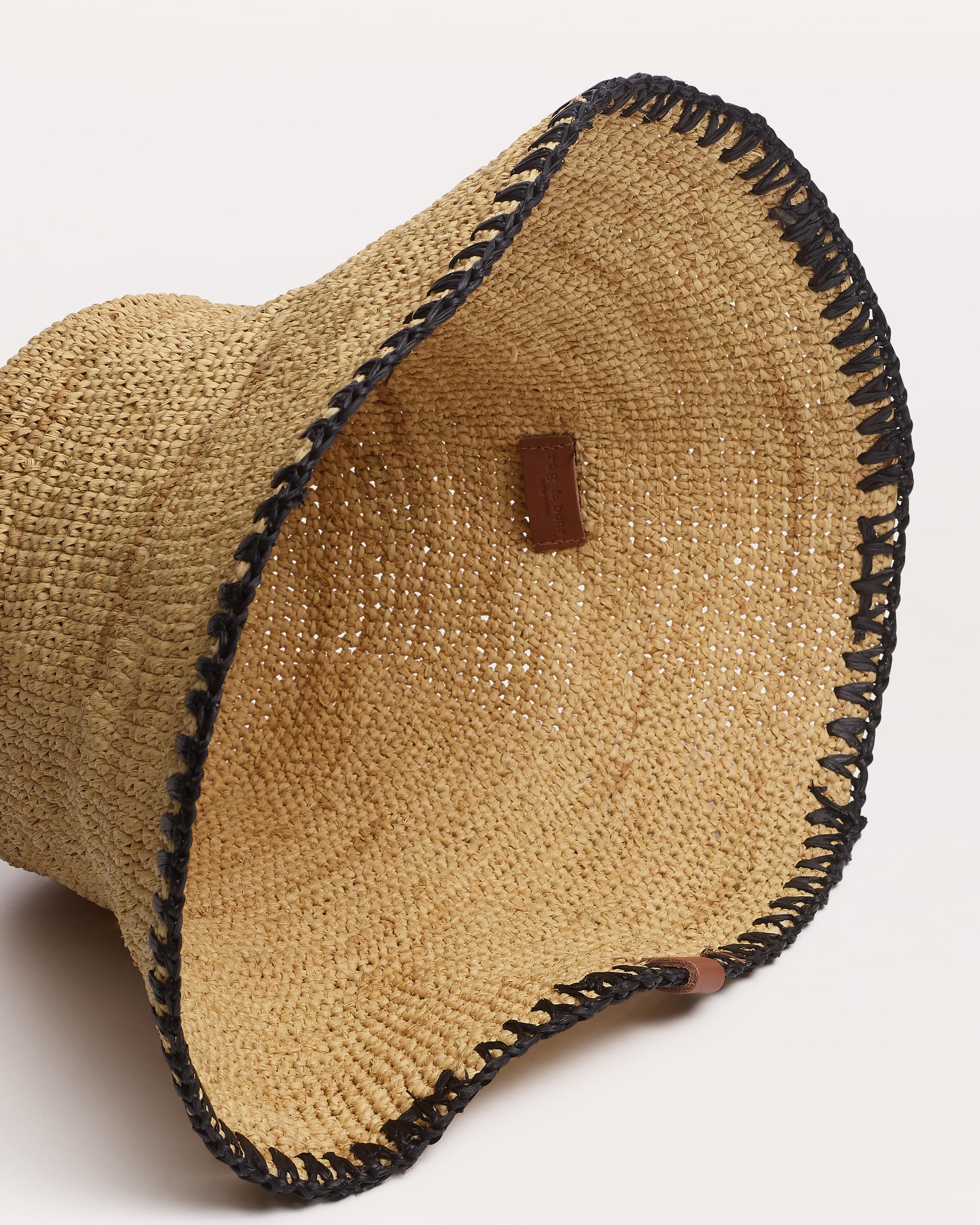 Jade Rollable Raffia Bucket Hat image number 3