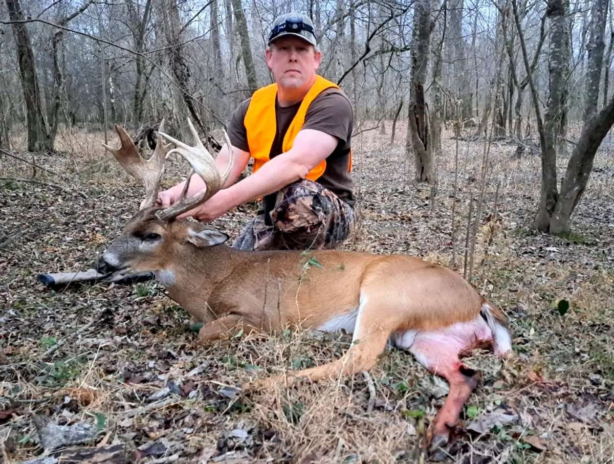 Mcginty was hoping his daughter would get a shot at the buck, but he knew not to pass the opportunity when the deer appeared on his side of the blind.