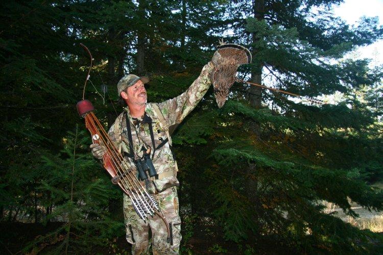 I used a Precision Designed Products Game Nabber to anchor this Idaho ruff grouse while also on the prowl for rabbits. (Patrick Meitin photo)