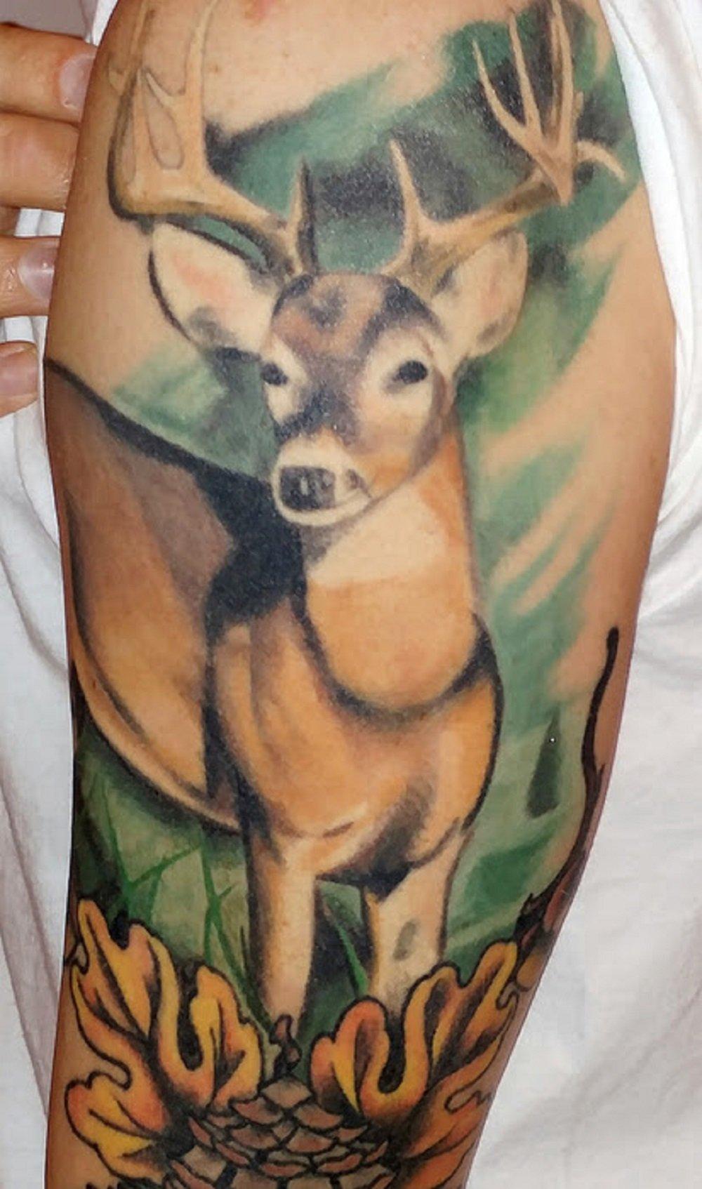 camo buck commander tattoo