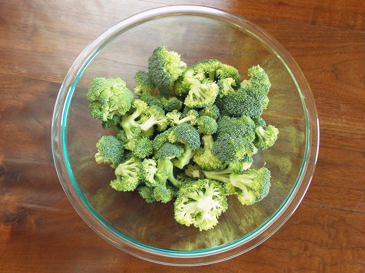 While fresh broccoli should be available this time of year, frozen will work as well.