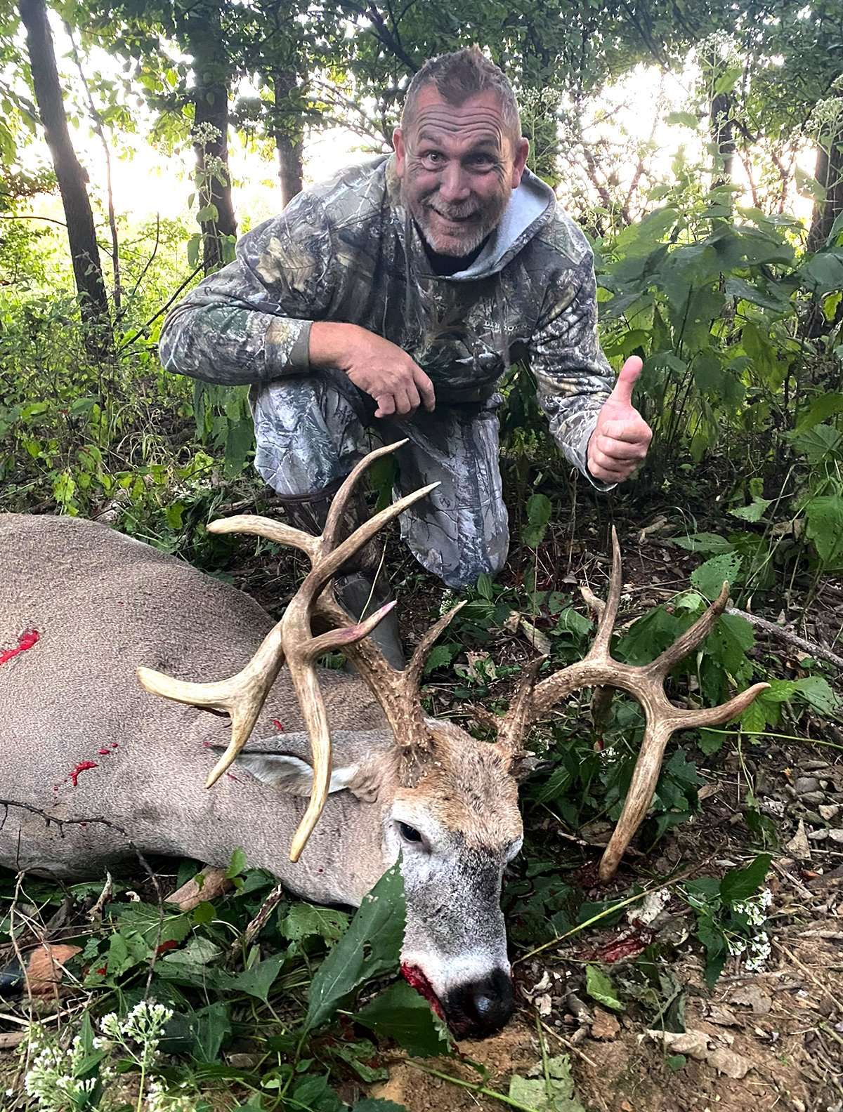 This is Humphrey's biggest buck to date. This is Humphrey's biggest buck to date.