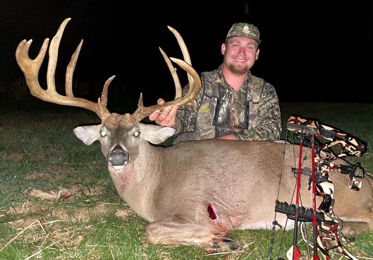 Joseph Willard had intentially taken a stand as far away from where he had gotten trail cam photos of the buck. Joseph Willard had intentially taken a stand as far away from where he had gotten trail cam photos of the buck.