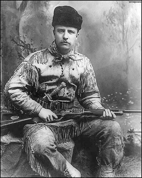 Presidents needed pocketknives and other blades, too. Teddy Roosevelt put a lot of mileage on his. Photo by George Grantham Baine, 1885