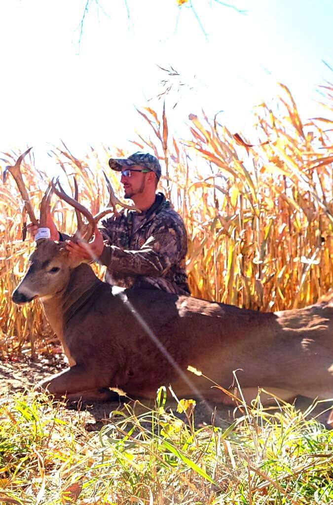 Olando Vivone's buck weighed in at 235 pounds field dressed.