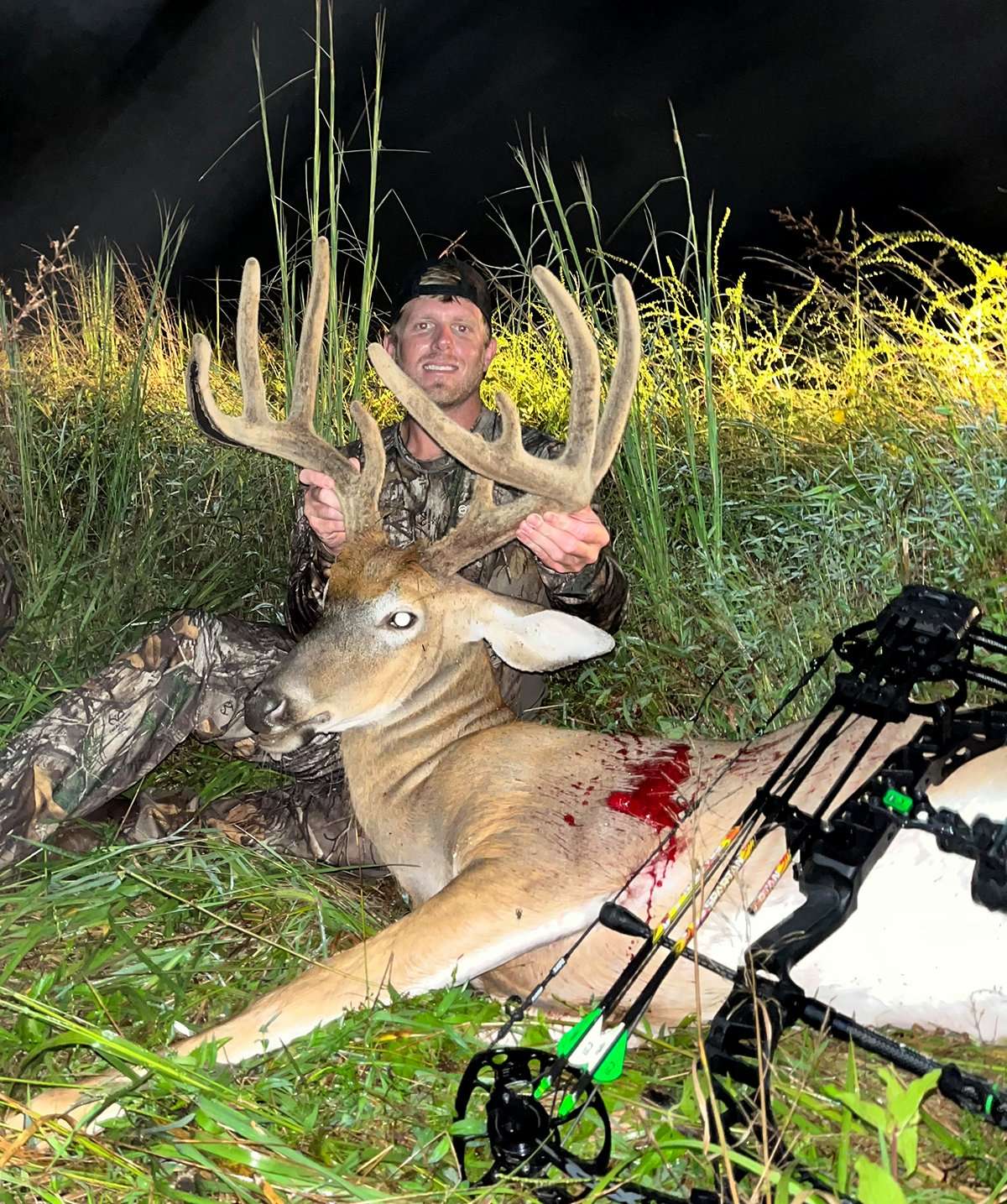 Travis Langley passed this same buck last year in hopes that he would gain antler size this season. Travis Langley passed this same buck last year in hopes that he would gain antler size this season.