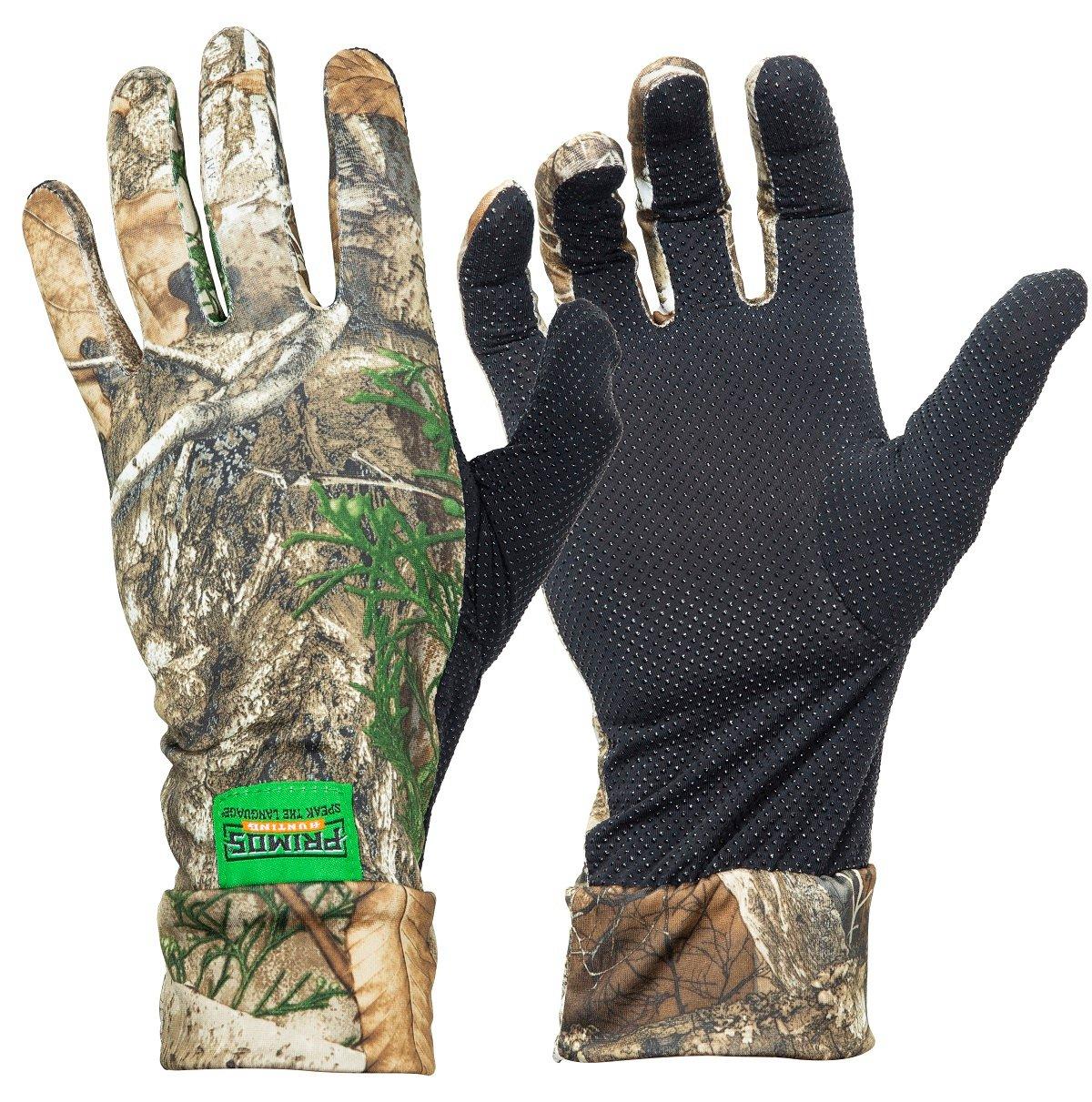 Primos Stretch-Fit Realtree EDGE Camo Gloves