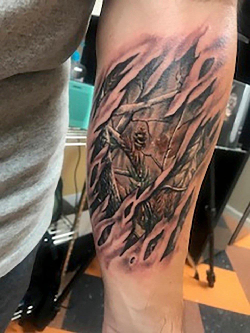 camo tattoo