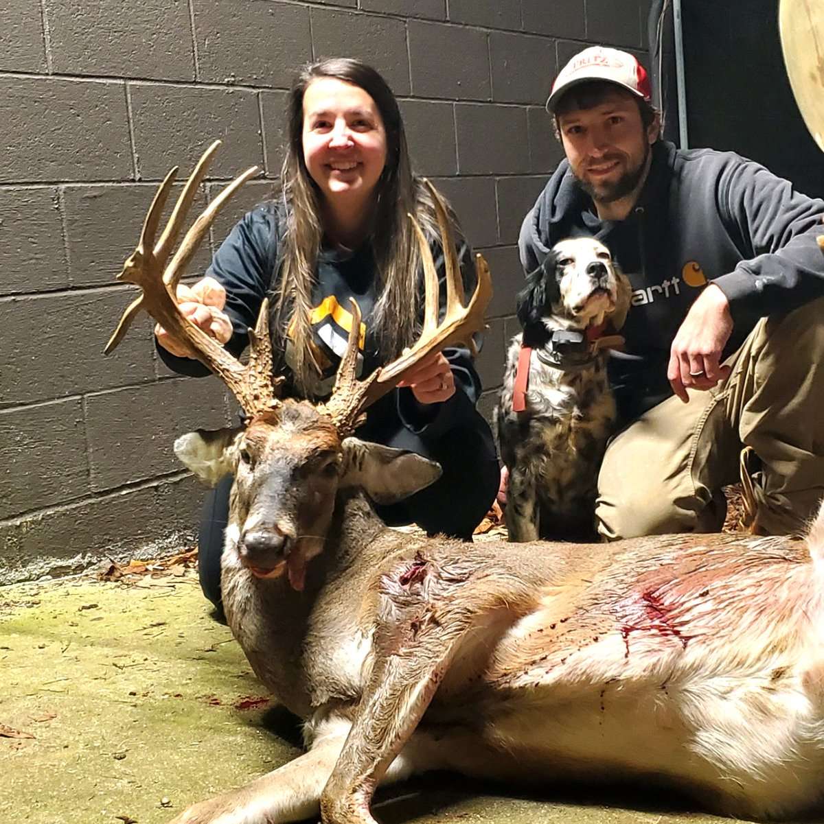 Morgan, her husband, Tyler, and her father-in-law had all been hunting for the buck all season.