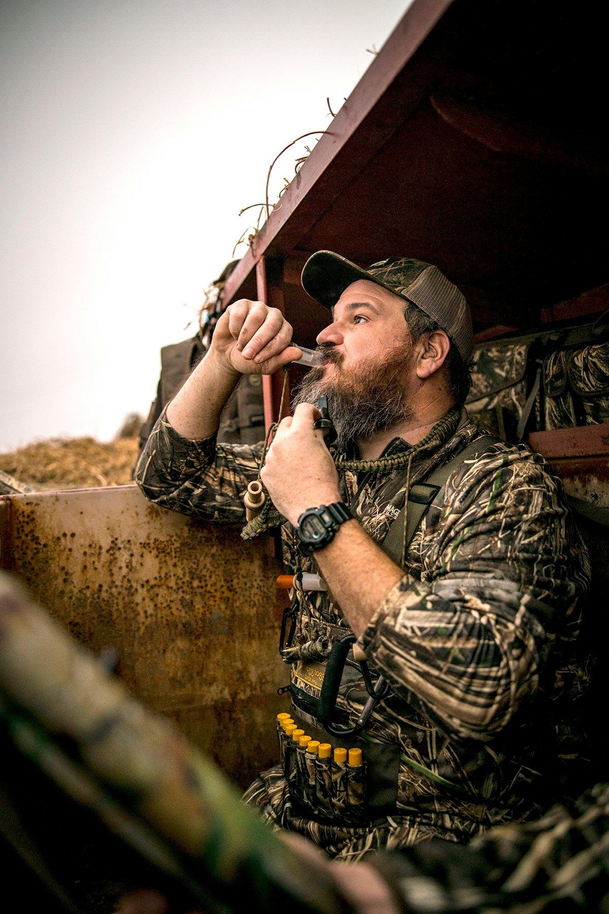 Many of Realtree's top duck hunting pros attended the MAX-7 camp, including Justin Martin of Duck Commander. Realtree photo