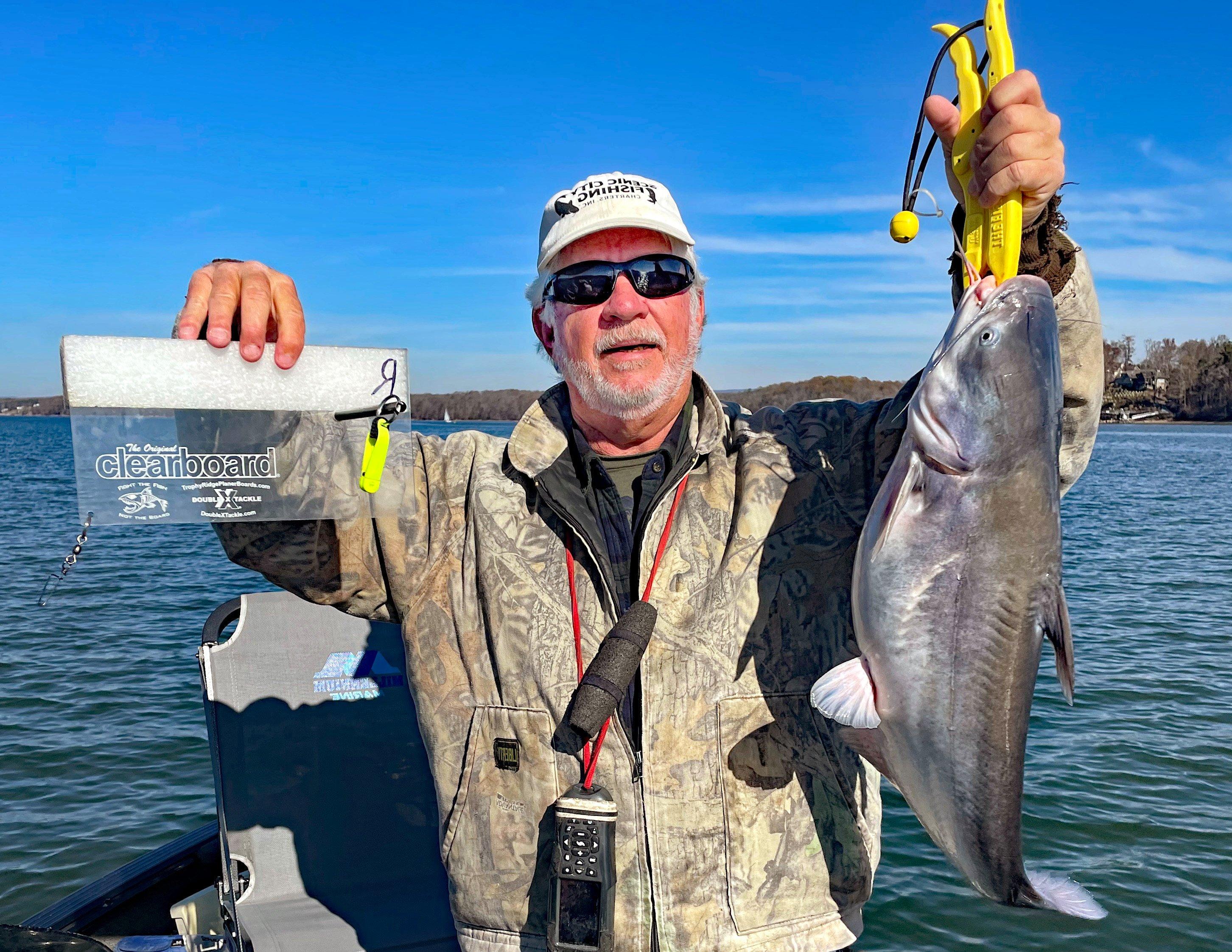 How to Pull Planer Boards for Big Blue Catfish Realtree Camo