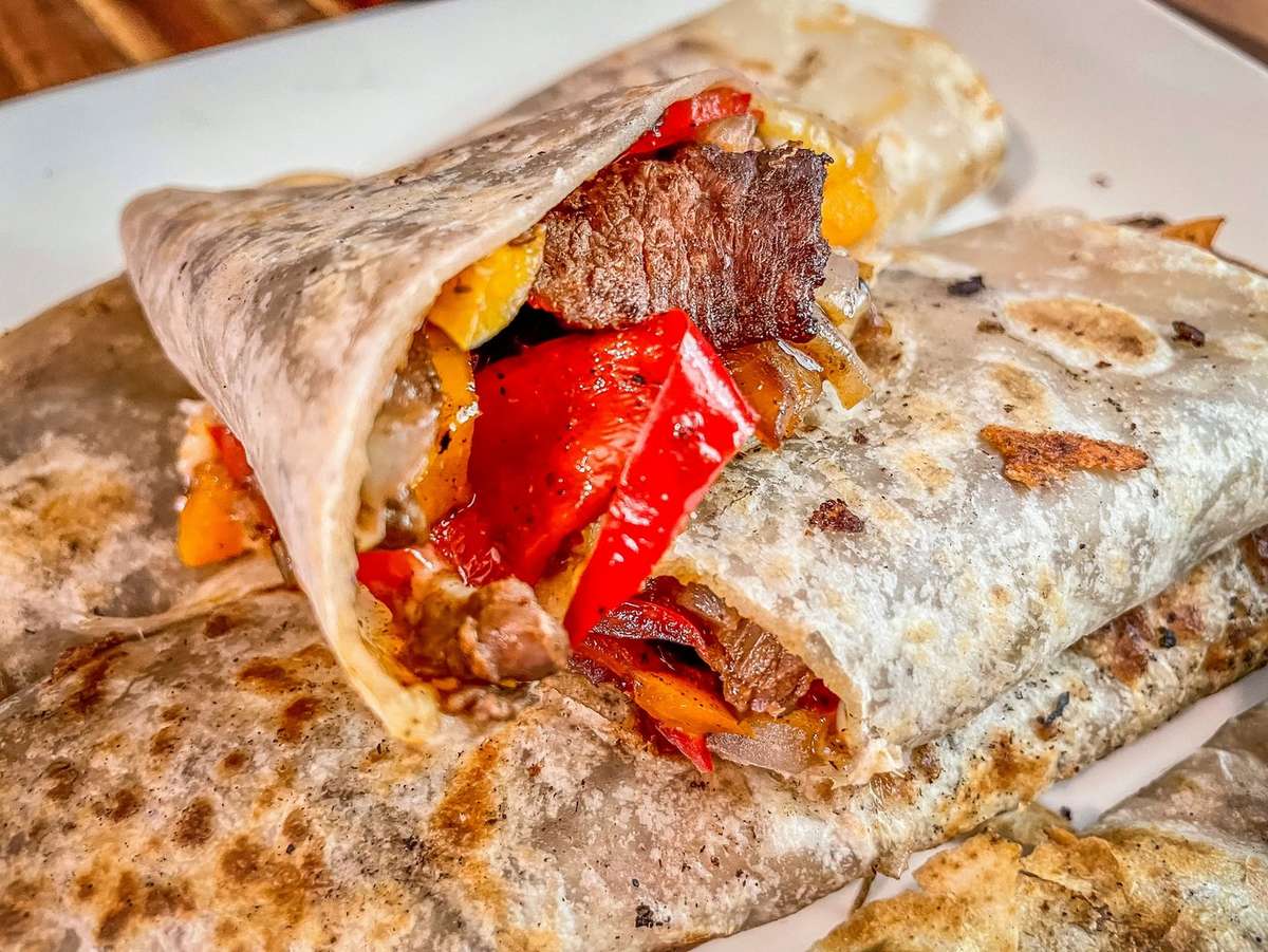 Griddled Backstrap Fajita Wraps - Realtree Camo
