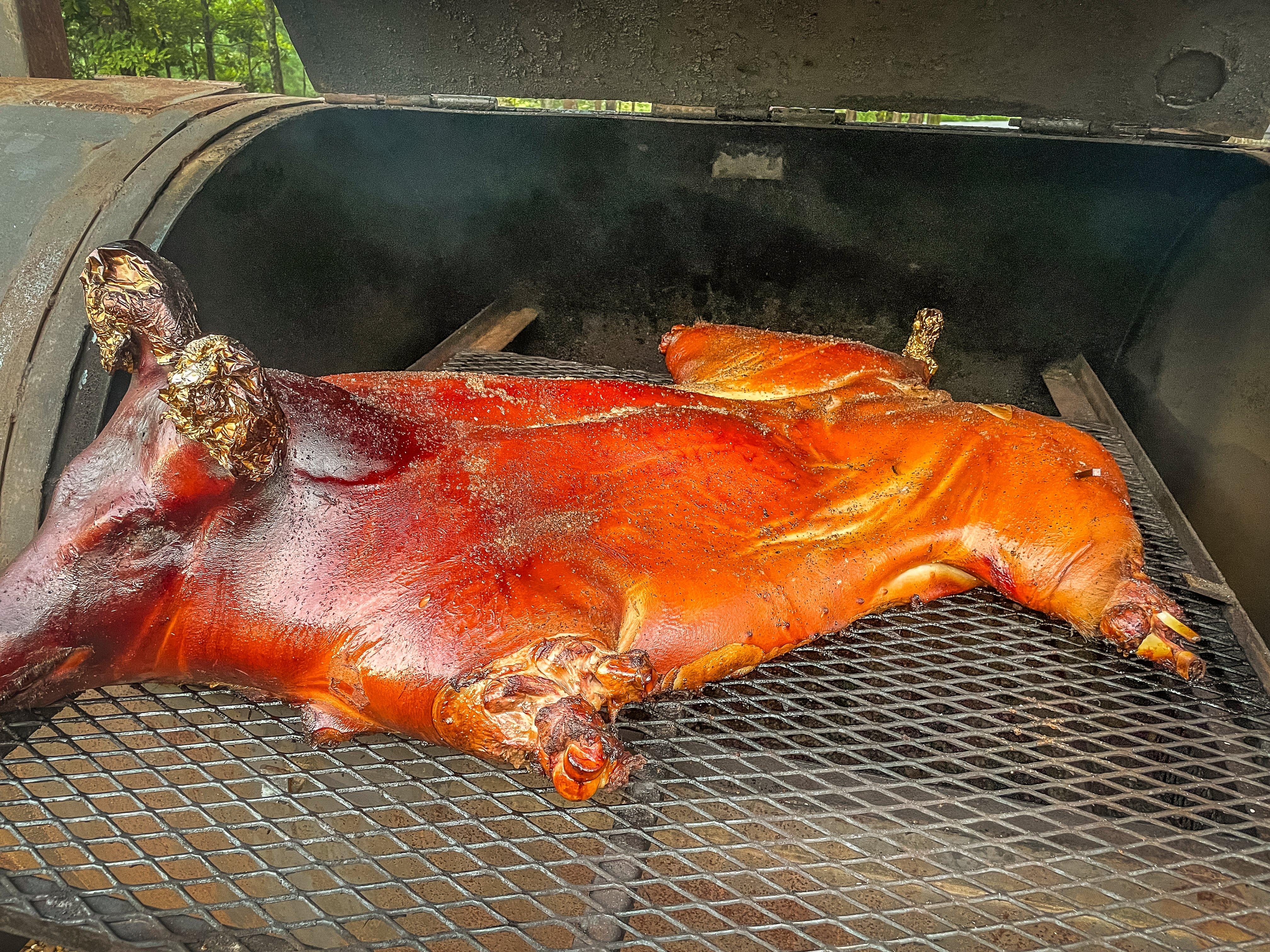 Smoking Turkeys and Cooking Hogs