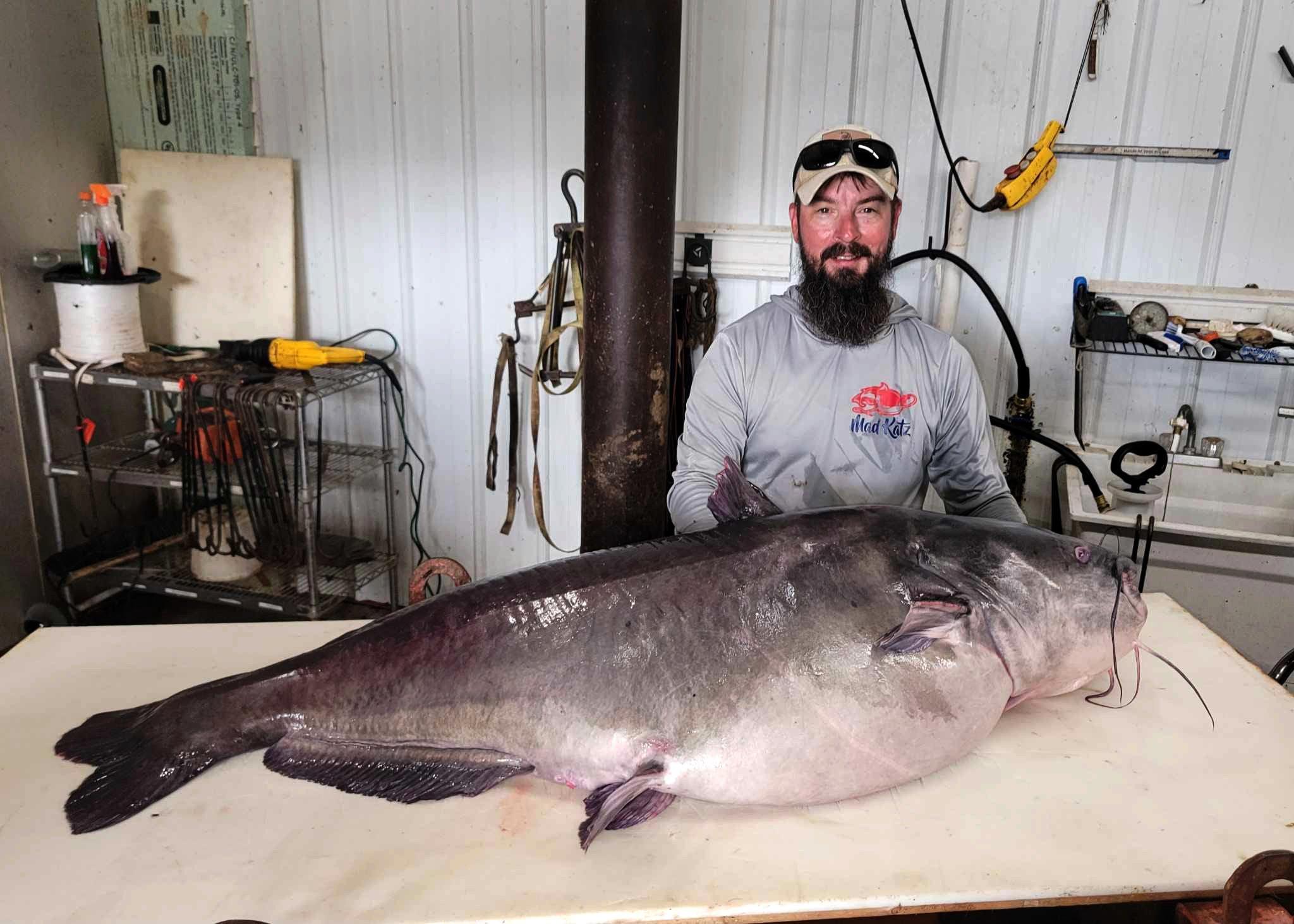 How Micka Burkhart Broke the State Blue Catfish Record Twice - Realtree Camo