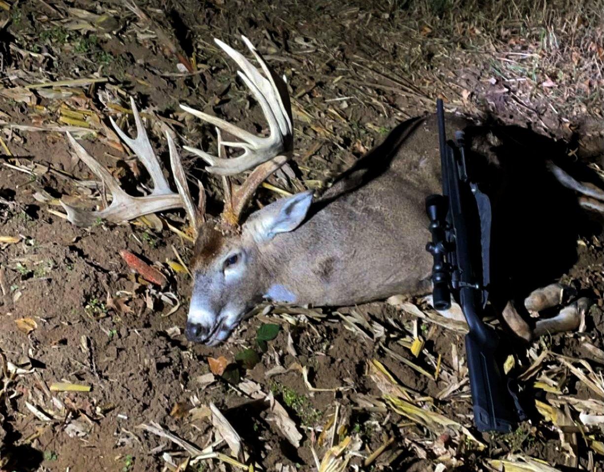 A Double Drop-Tine Buck With the .350 Legend - Realtree Camo