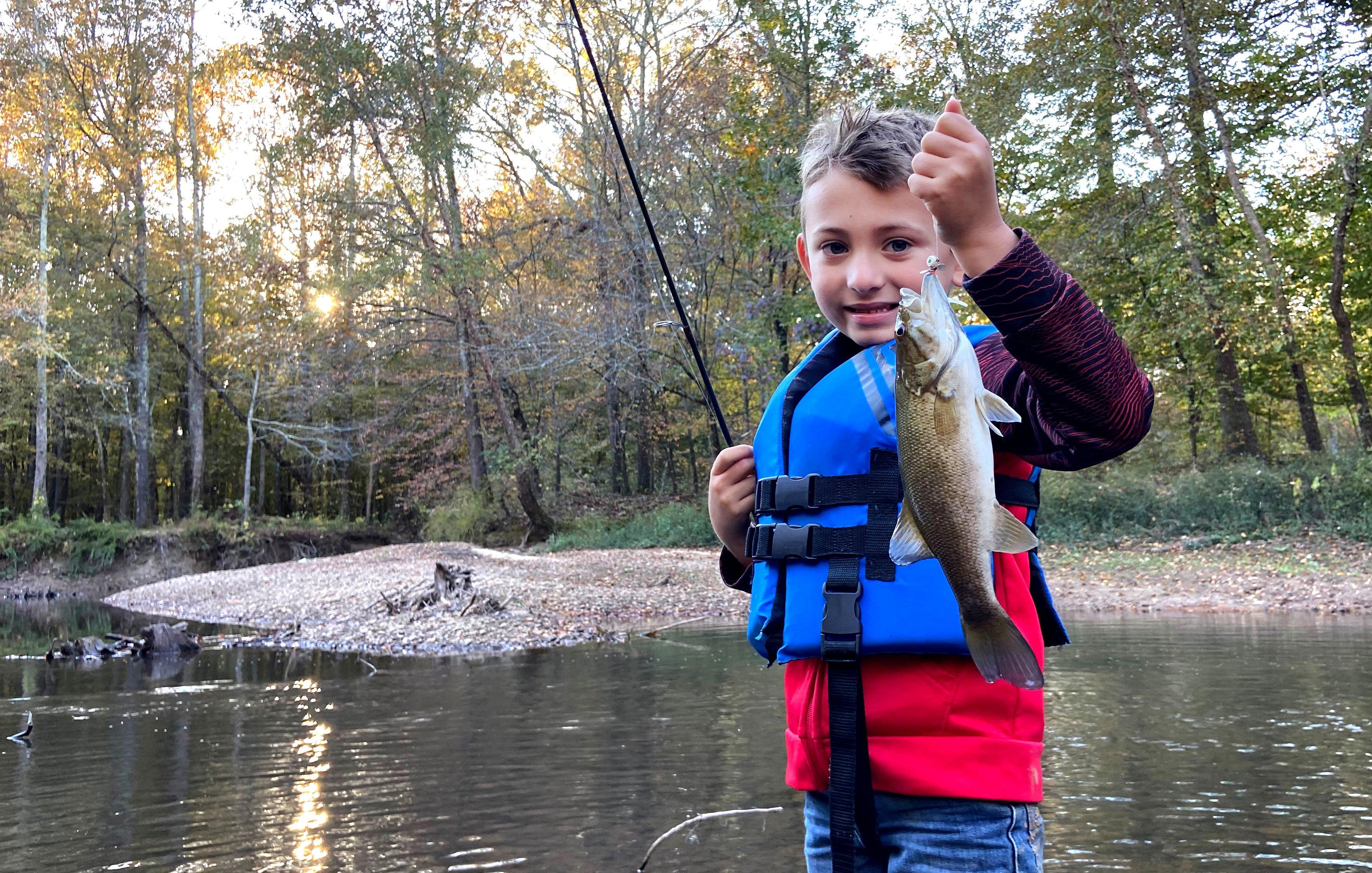 Anglers decide on a sunfish pattern for their Pennsylvania fishing