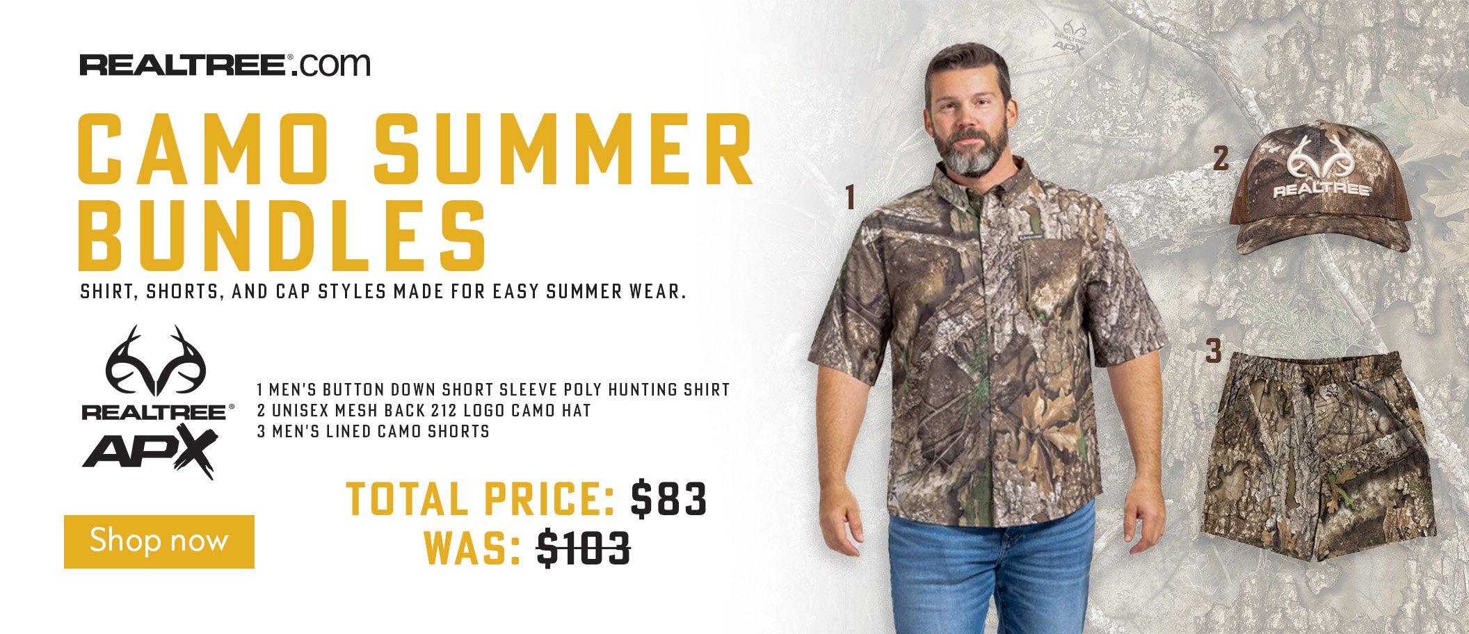 camo turkey hunting clothes bundle