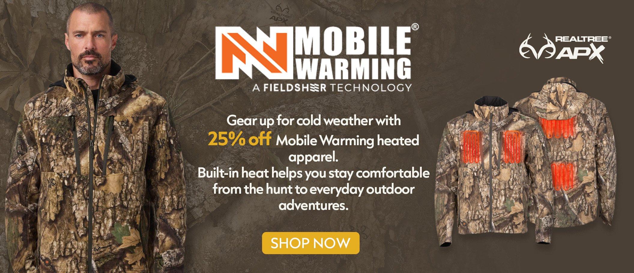 25% off mobile warming