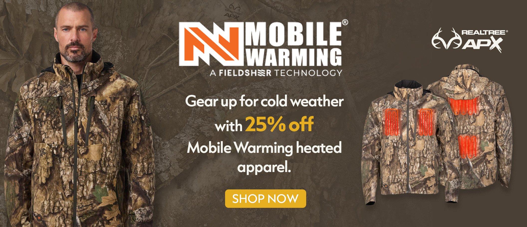 25% off mobile warming