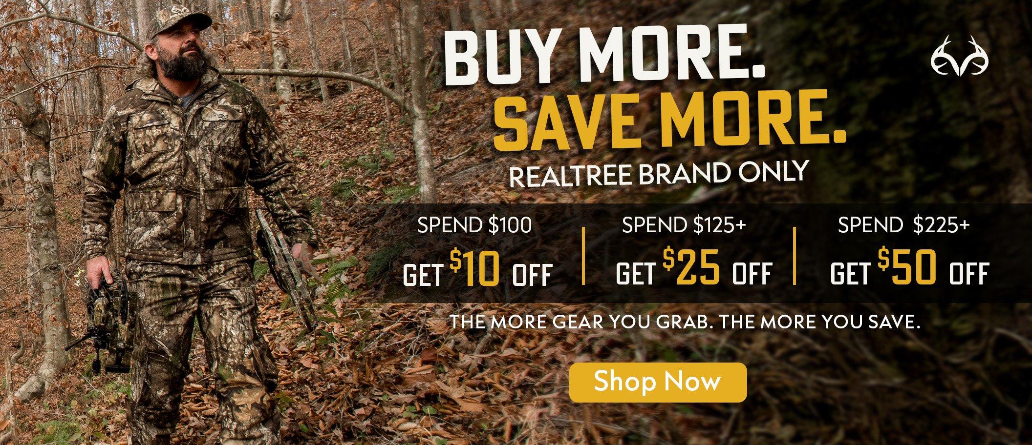 buy more save more realtree brand only