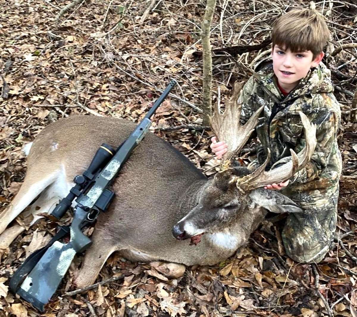 Fisher Brown and his grandfather had chased the buck for 3 seasons.