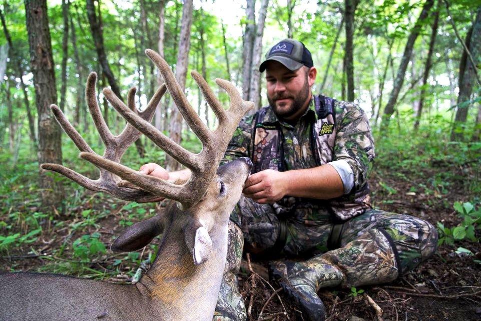 This is Robby's largest buck to date.