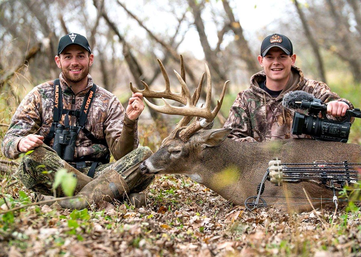 The Hunting Public guys like to scout for bedding areas in the immediate post season. (THP Photo)