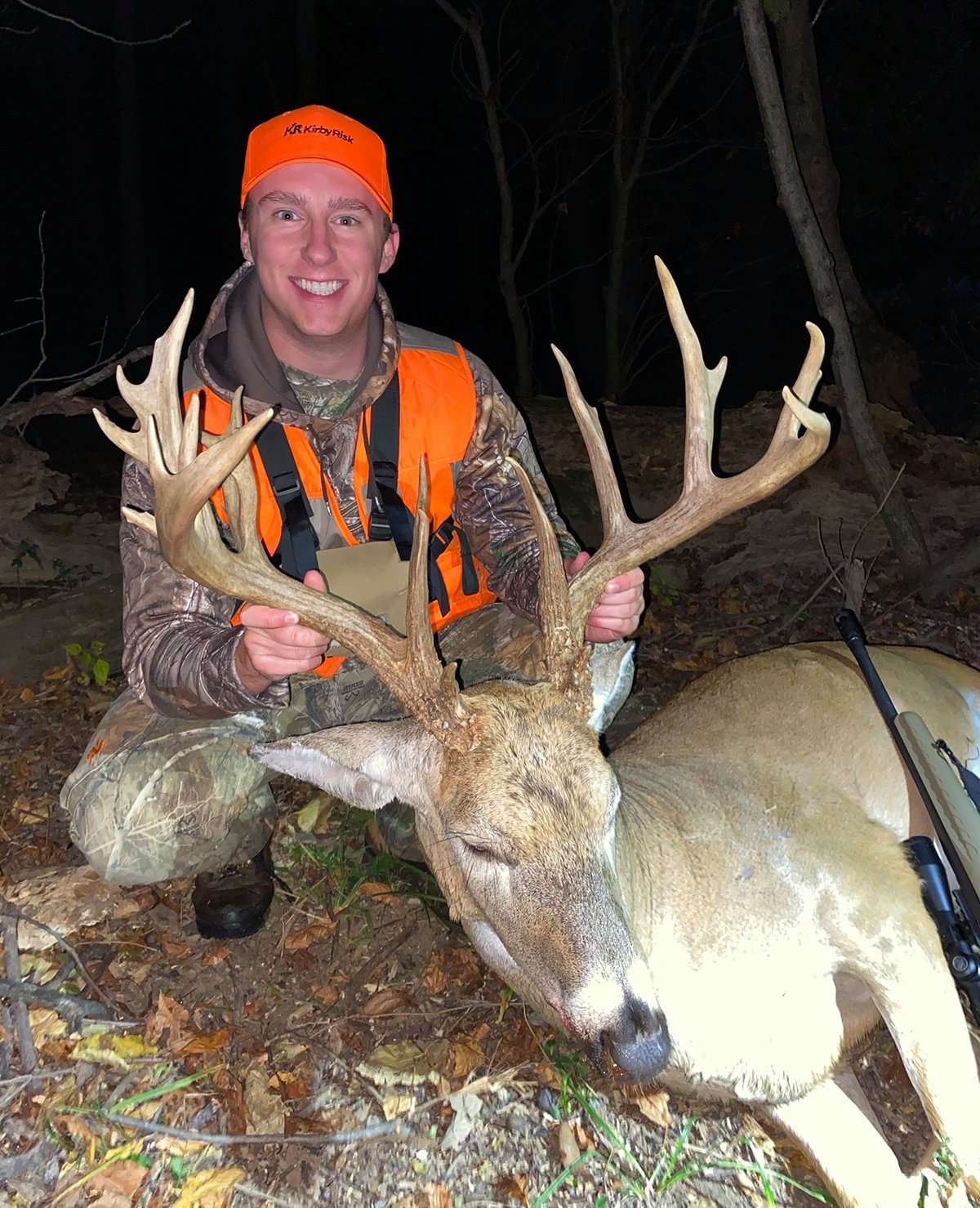 Alex Wieging's buck scored 183 ¼ inches (green score). Image courtesy of Alex Wieging