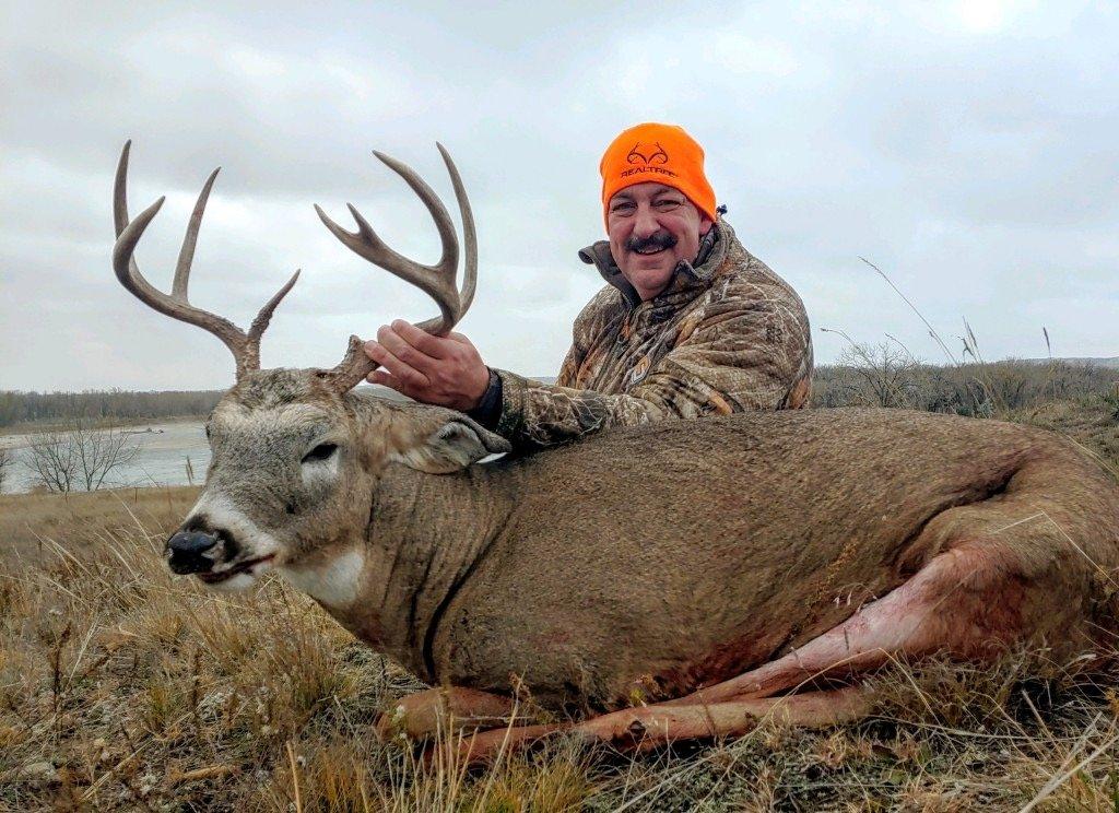 Andrus uses onX regularly and tagged this great buck after identifying potential hotspots on the app. (Photo courtesy of Tim Andrus)