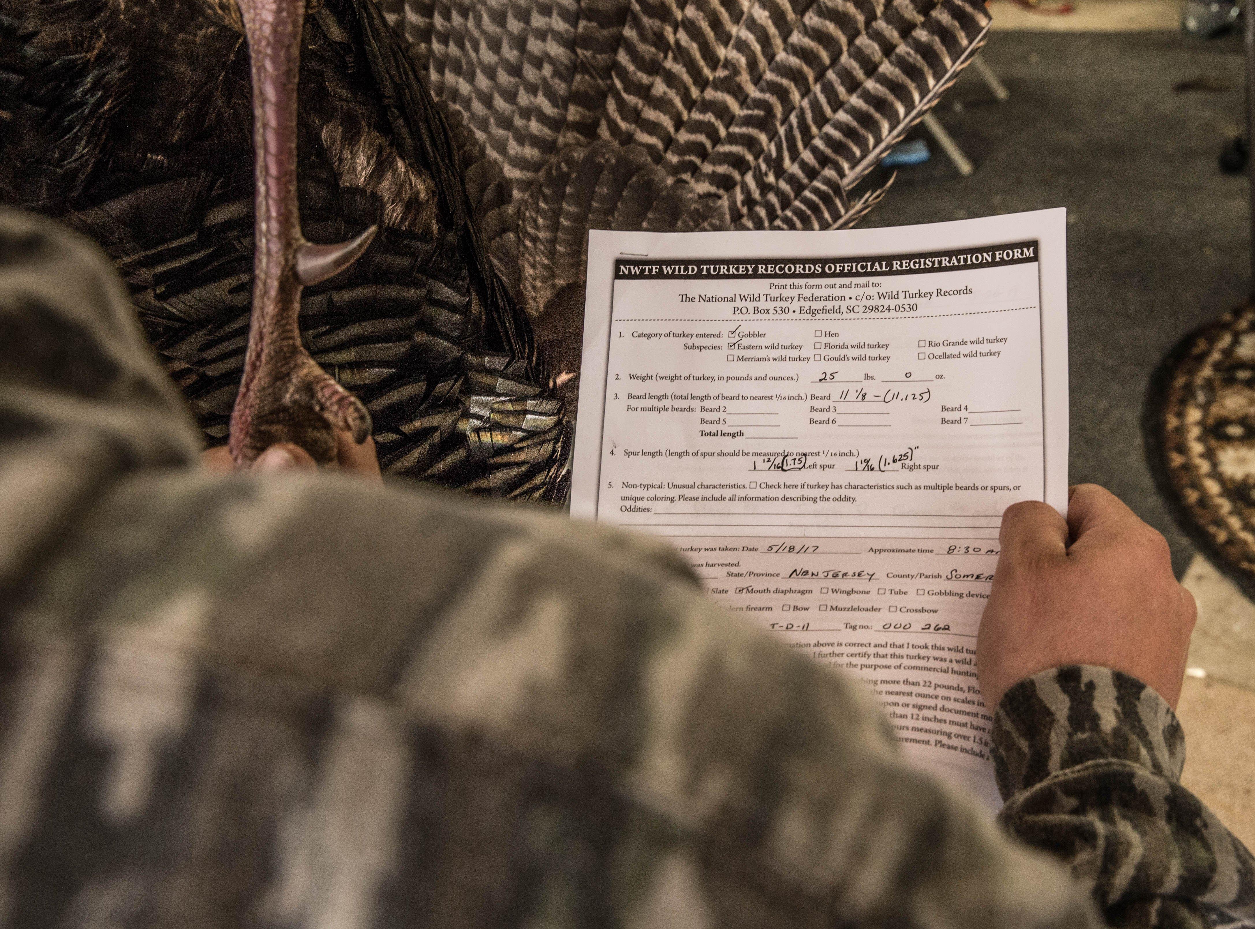 The paperwork. (c) Pat Cutter photo