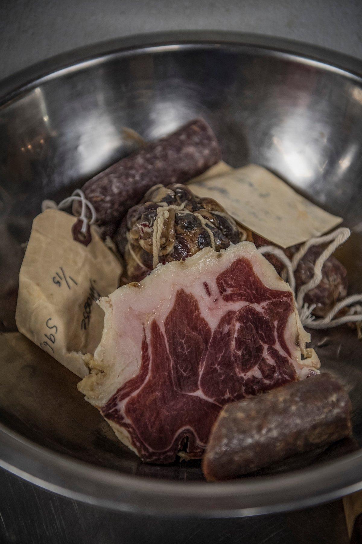 A sample of cured meats