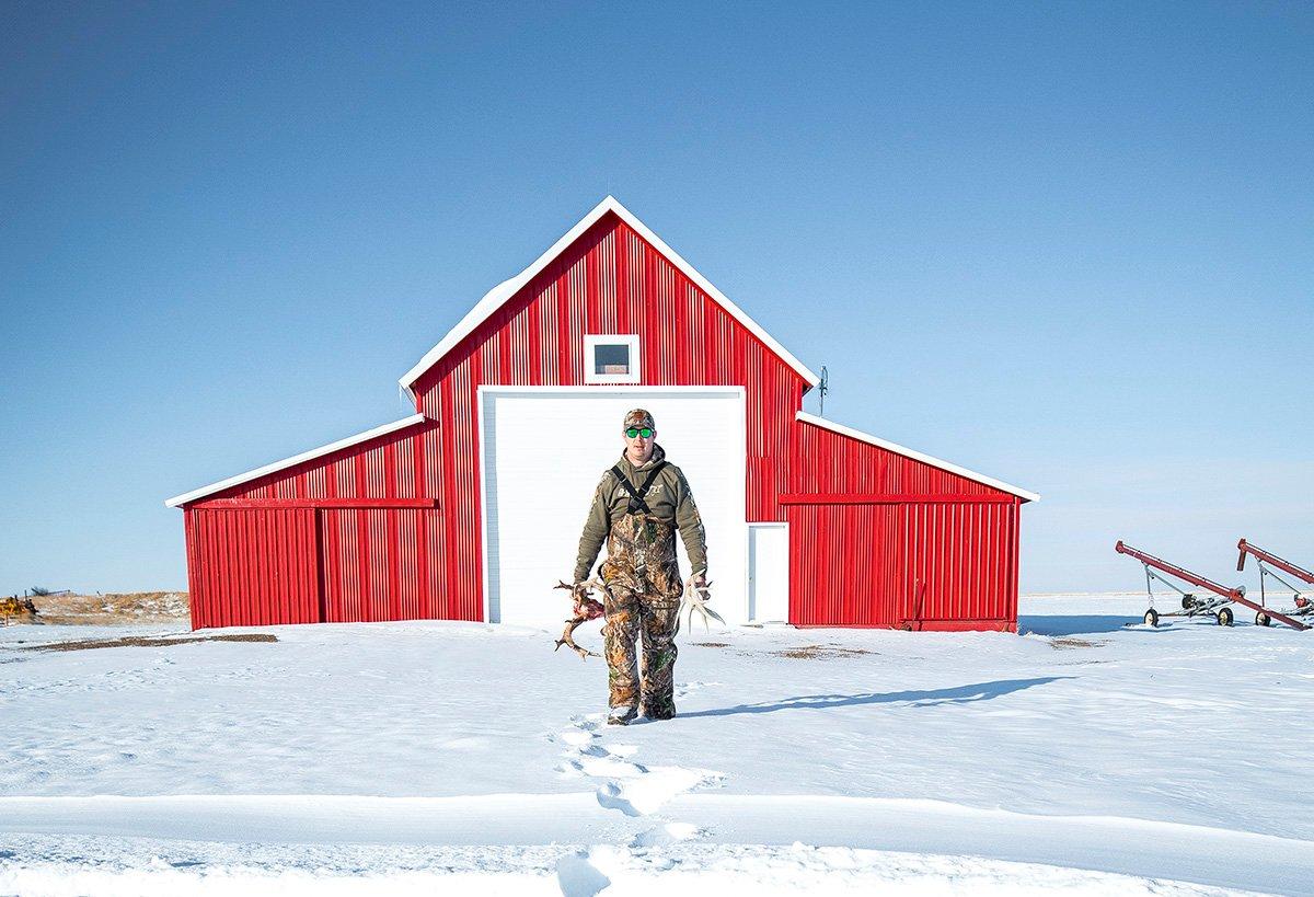 You can sit inside and watch it snow, or get out there and look for deer sign. Which will it be?