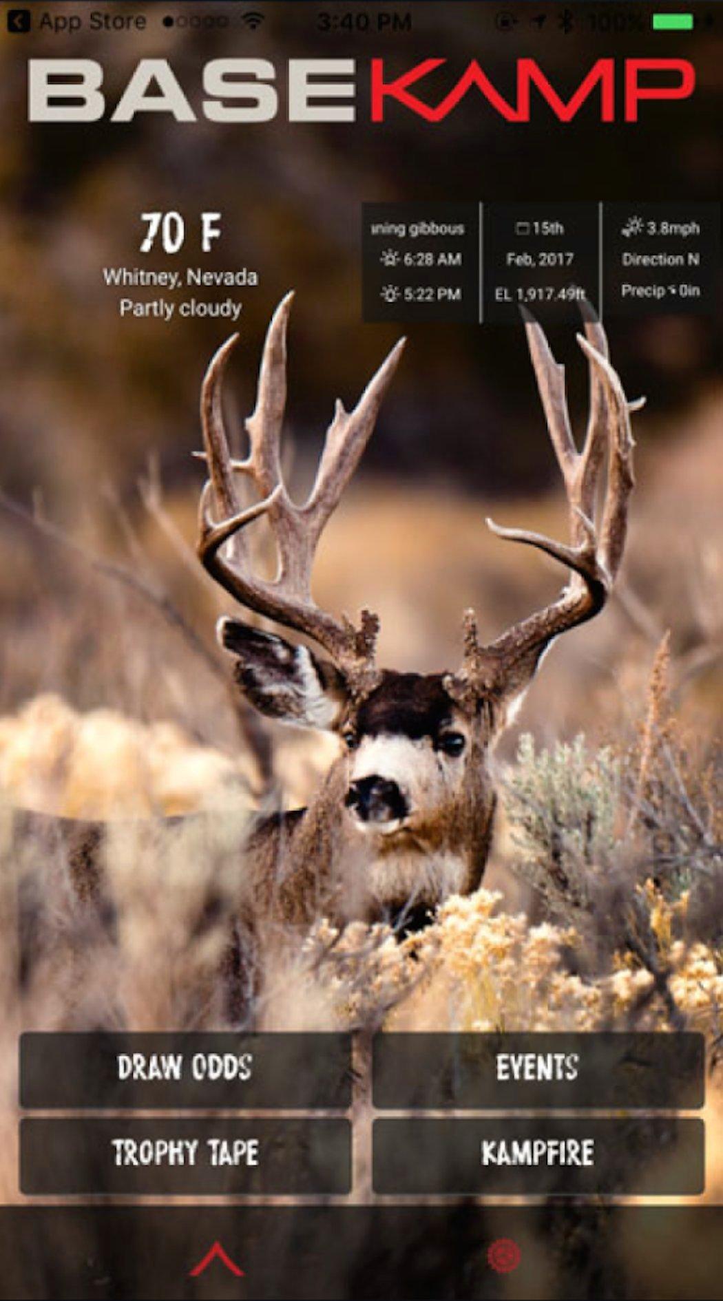 The BaseKamp Draw-Odds (and More) App for Western Big Game Hunting