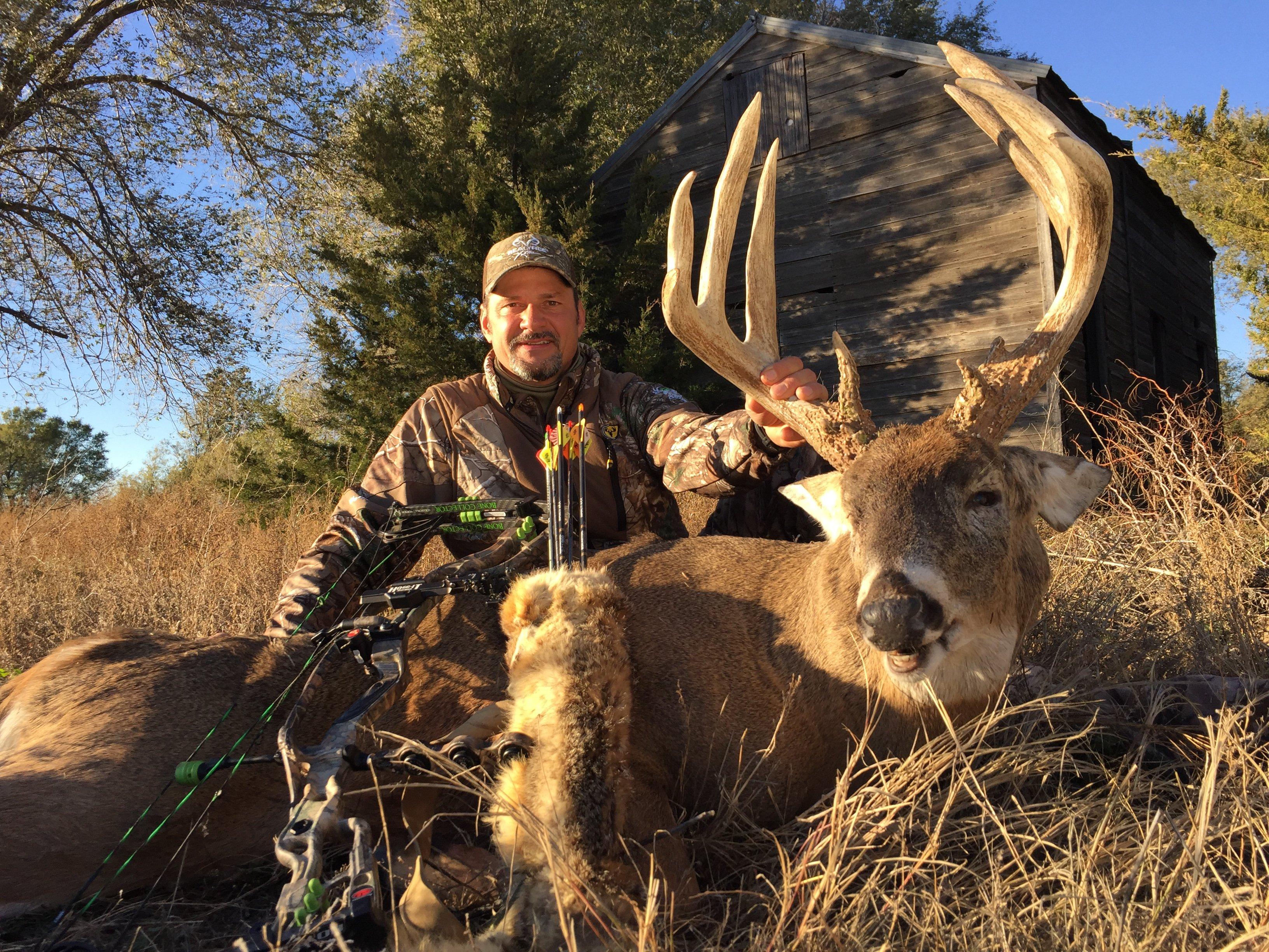 Ben McDonald with his Kansas heavyweight. 