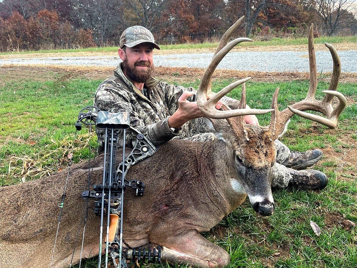 Wilson's buck scored 181 5/8 inches (green gross score). Image courtesy of Brock Wilson
