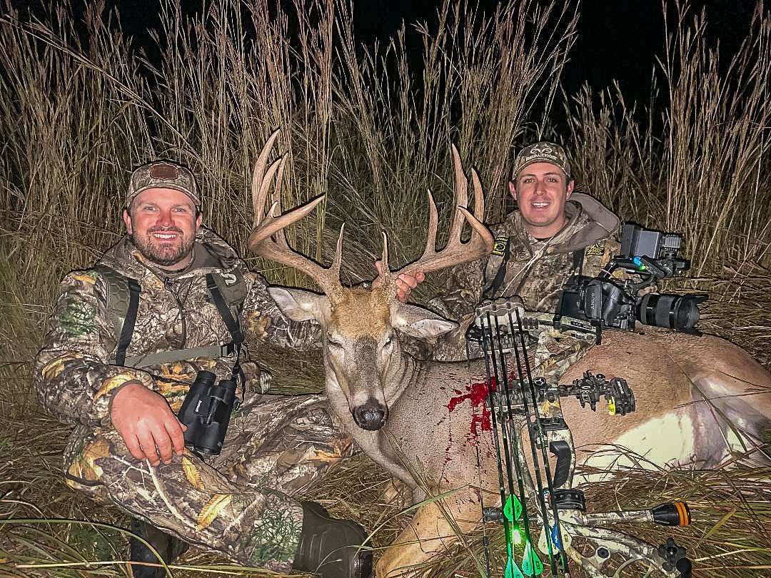 Realtree cameraman Bryan Brown's bet with Tyler Jordan paid off with a chance at this Nebraska Bruiser. Realtree cameraman Bryan Brown's bet with Tyler Jordan paid off with a chance at this Nebraska Bruiser.