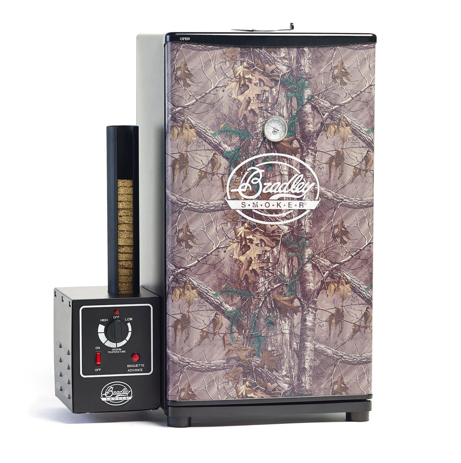 Fully insulated with settings that allow smoke, heat, or a combination, the Bradley Realtree Smoker is perfect for the BBQ lover on your list.