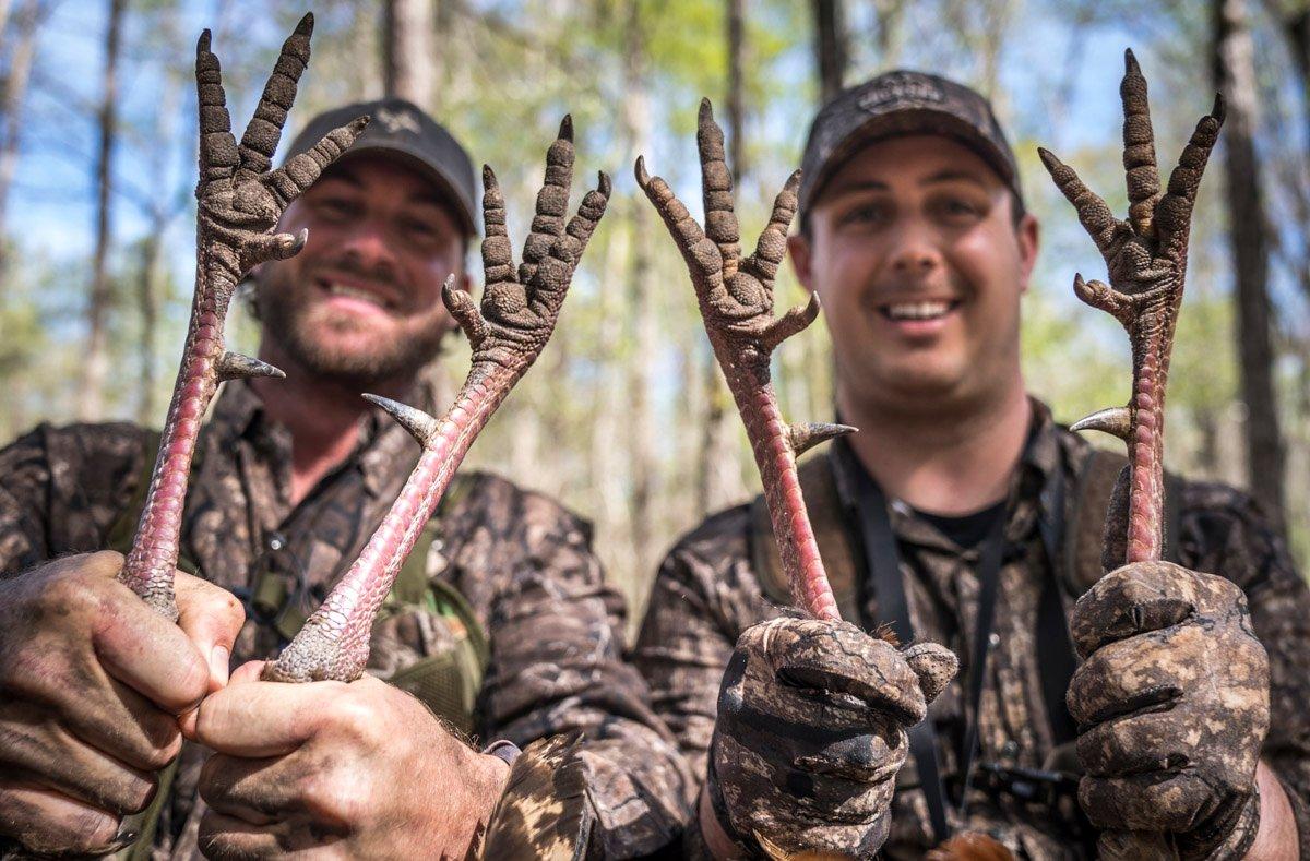 Riley Green and Tyler Jordan took a Georgia longbeard double this season. © Spring Thunder photo