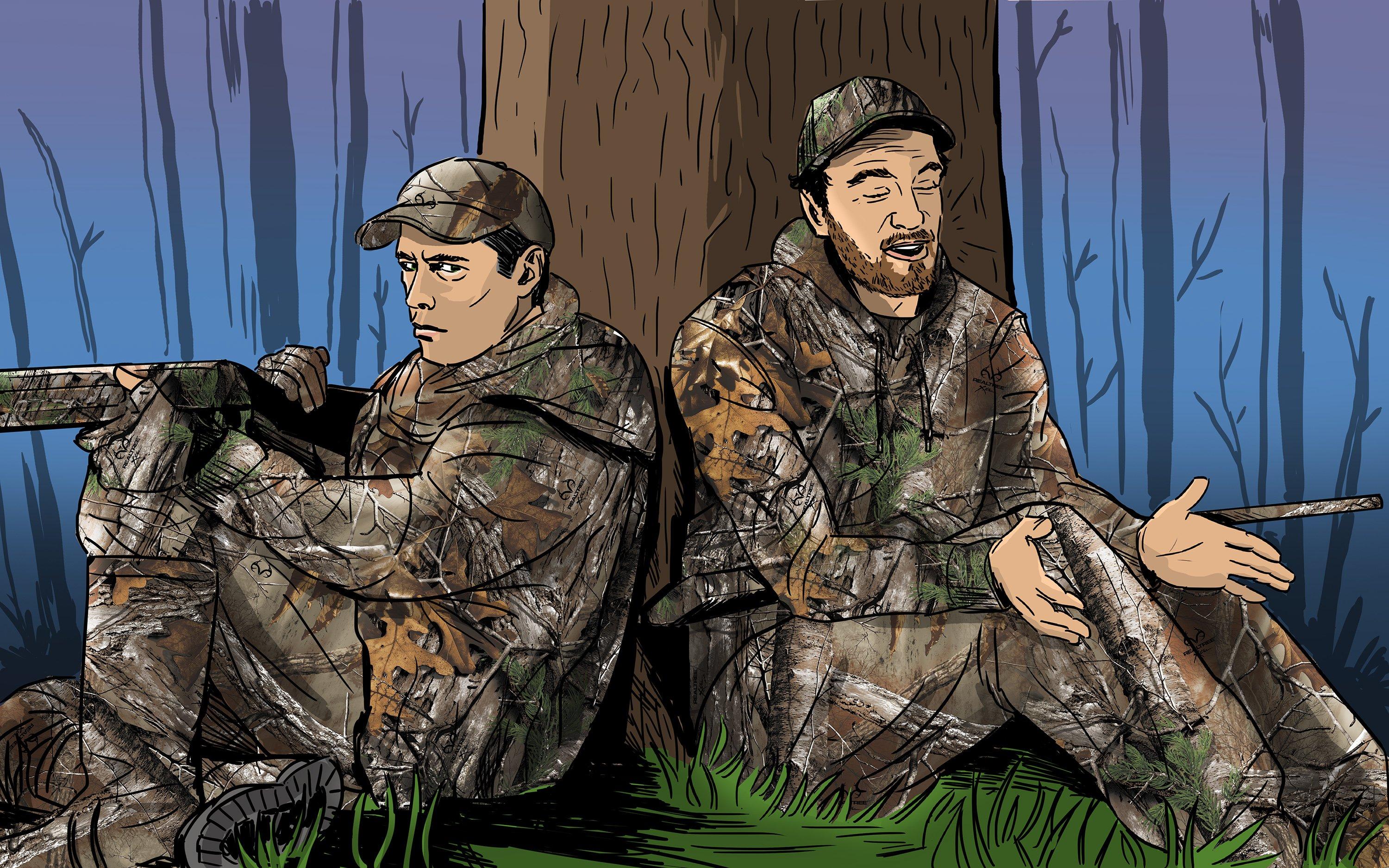 See why your buddy won't kill a turkey. (c) Ryan Orndorff illustration