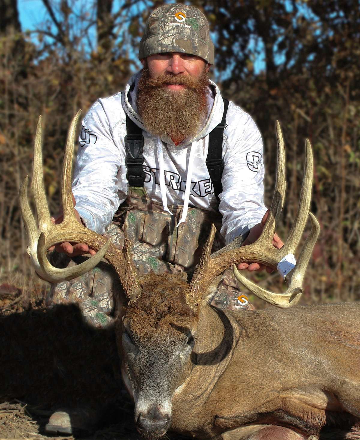In early November, Brady Snyder snort-wheezed this world-class whitetail to within bow range. (Photo courtesy of Brady Snyder Outdoors)