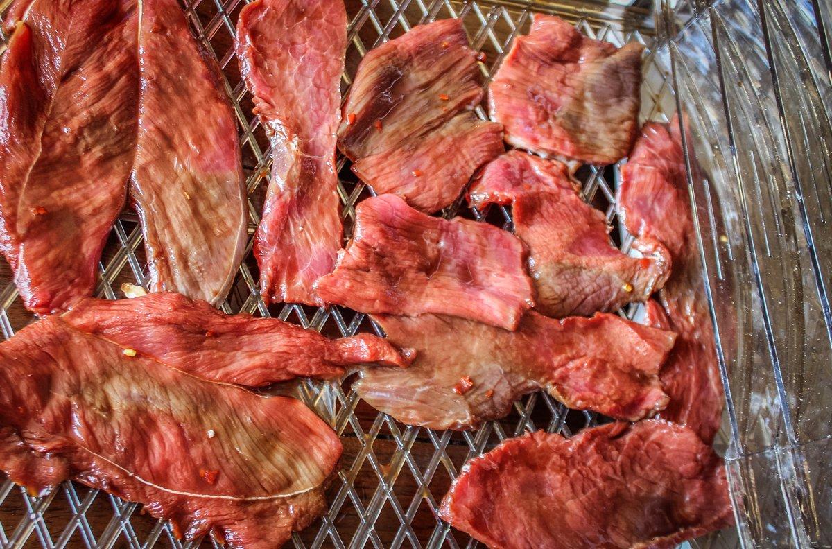 Dry in the oven, smoker, or in your Weston dehydrator.