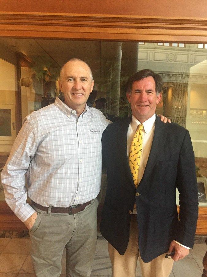 David Blanton with Mark Williams, commissioner of the Georgia Department of Natural Resources (Photo by Wes Robinson)