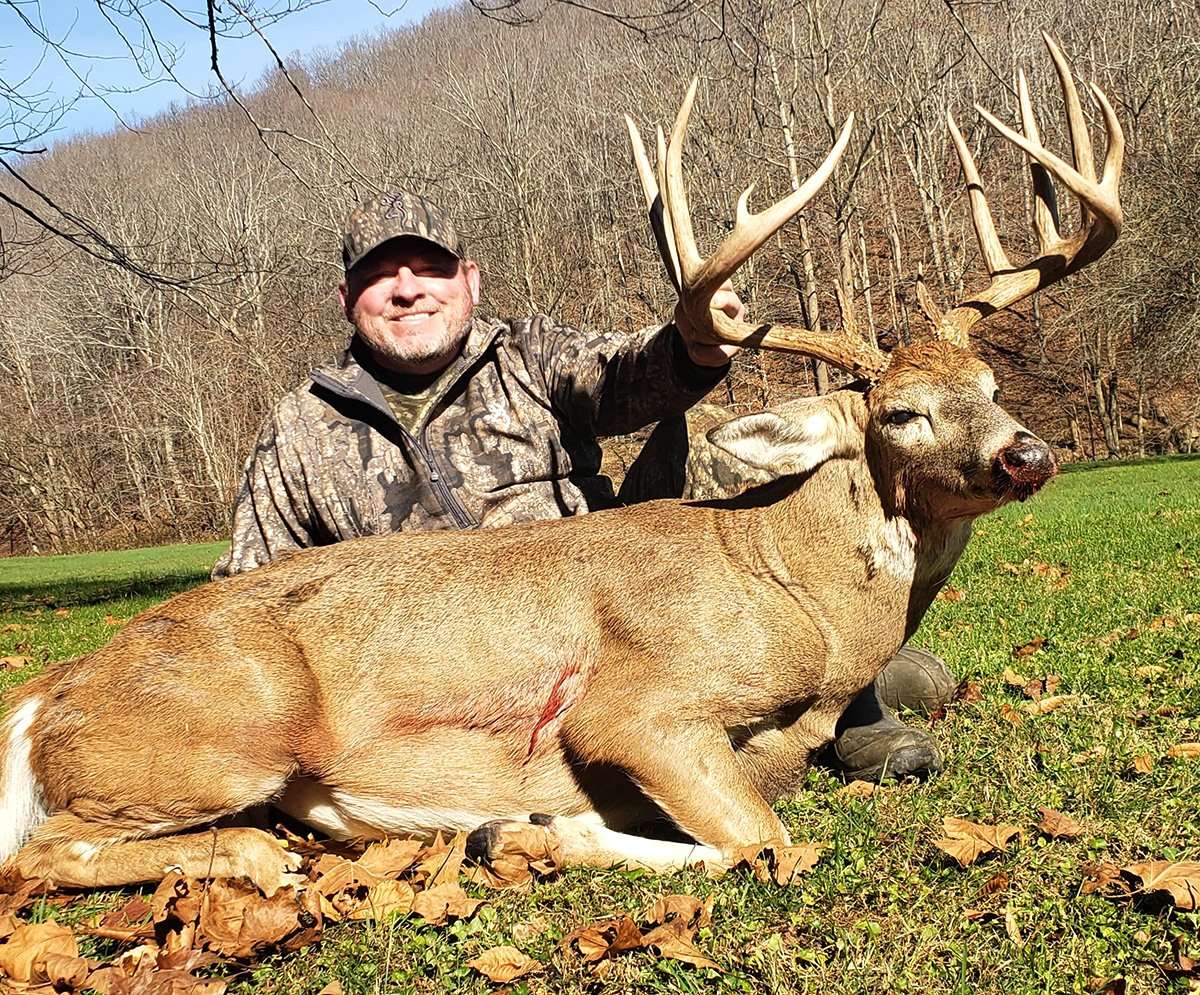 Even as a typical, Drake's buck scores a whopping 181 5/8 inches. 