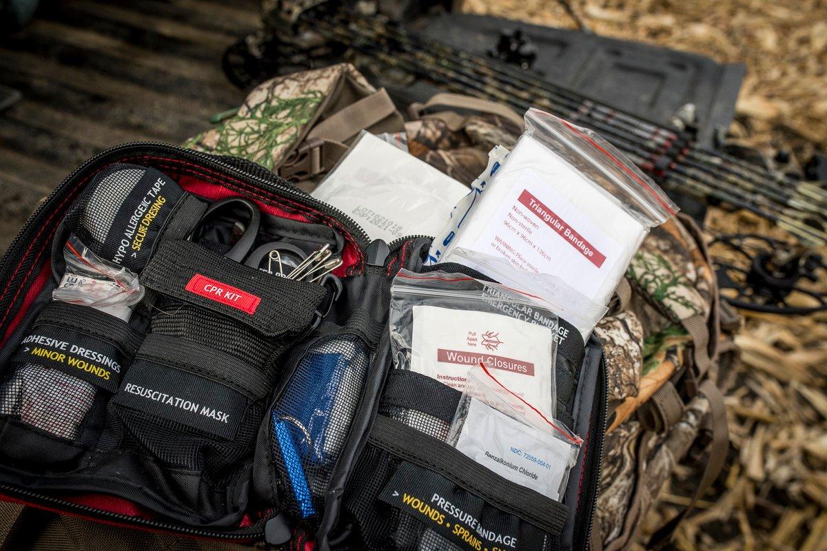 Keep the necessary items in your first-aid kit. Image by Bill Konway