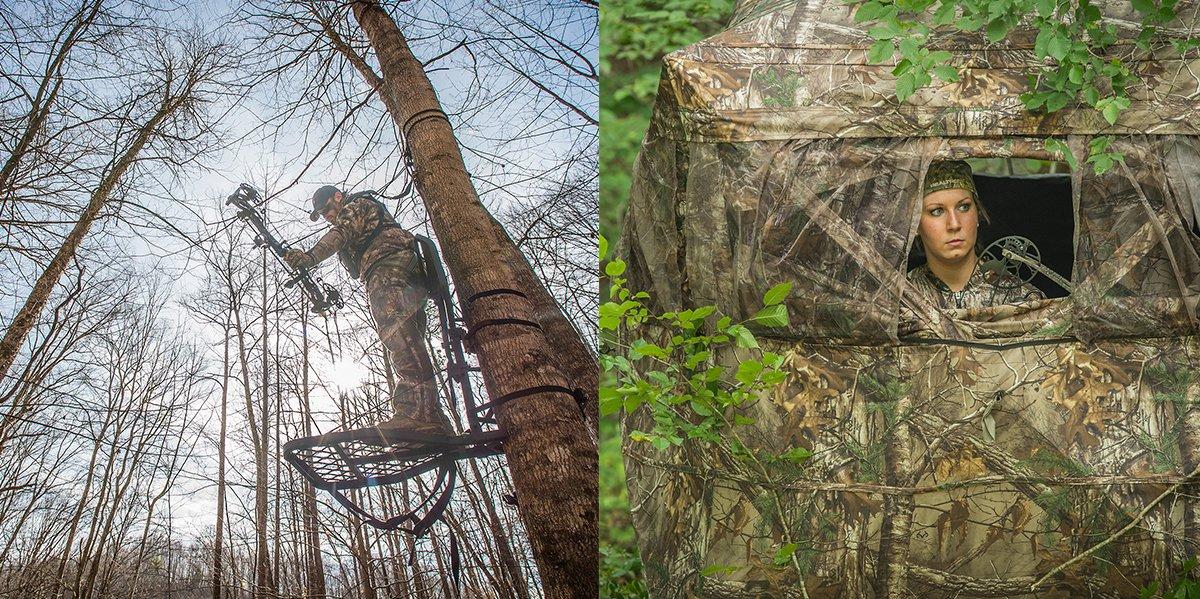 Both treestands and ground blinds have their places. (HeadHunters TV/Bill Konway photo)