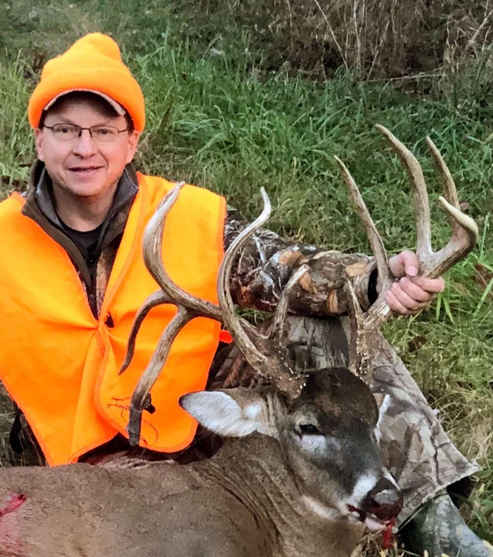 Dussold harvested this deer on Nov. 20, 2021, during the shotgun season. Image courtesy of Chris Dussold 