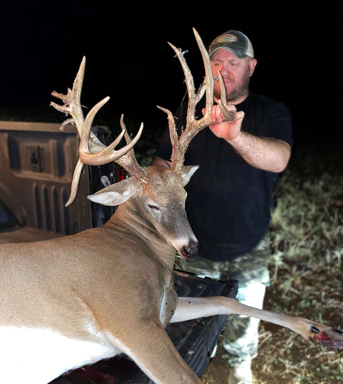 Ogle arrowed this Oklahoma deer on October 1, 2022. Image courtesy of Christopher Ogle