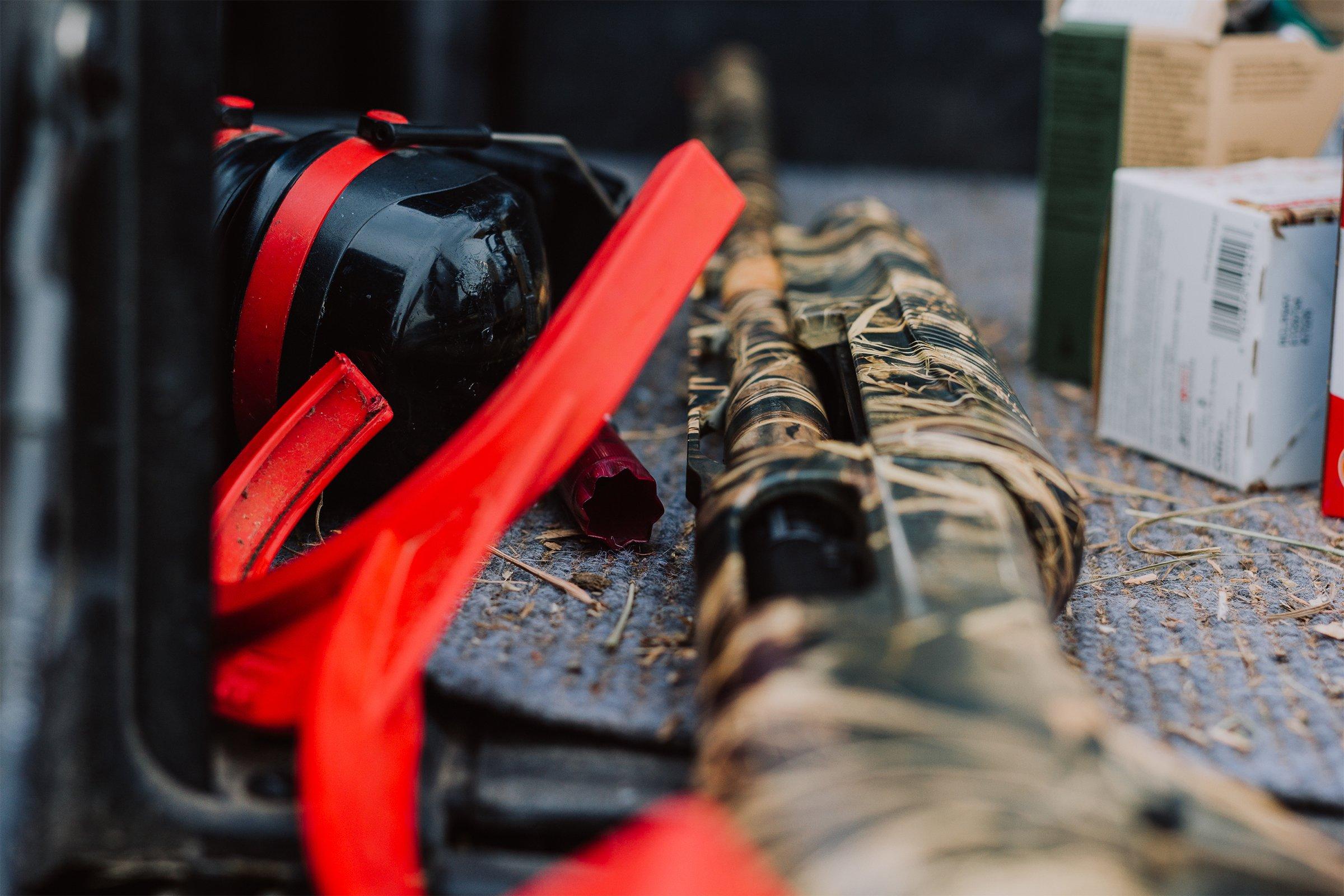 Haven't shot much before duck season? Don't panic. Focus on specific targets at the clays range to fine-tune your wing-shooting. Photo © Kasey Titchener/Shutterstock