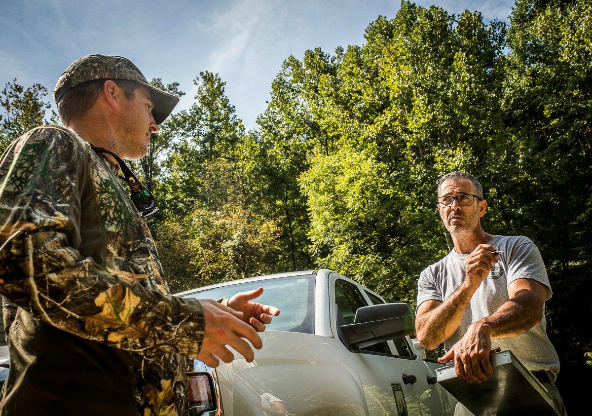 State and federal biologists encourage constructive dialogue with hunters. Photo by Bill Konway